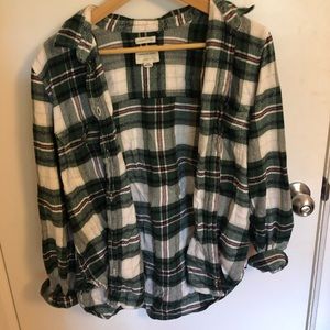 Cozy flannel button up